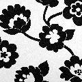 zwart wit behang black and white gezien op TV